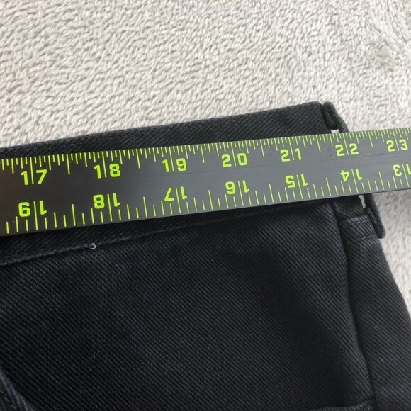 Lee Mens Jeans Size 46x28 Relaxed Straight Leg Classic Casual Black Denim - Picture 7 of 11